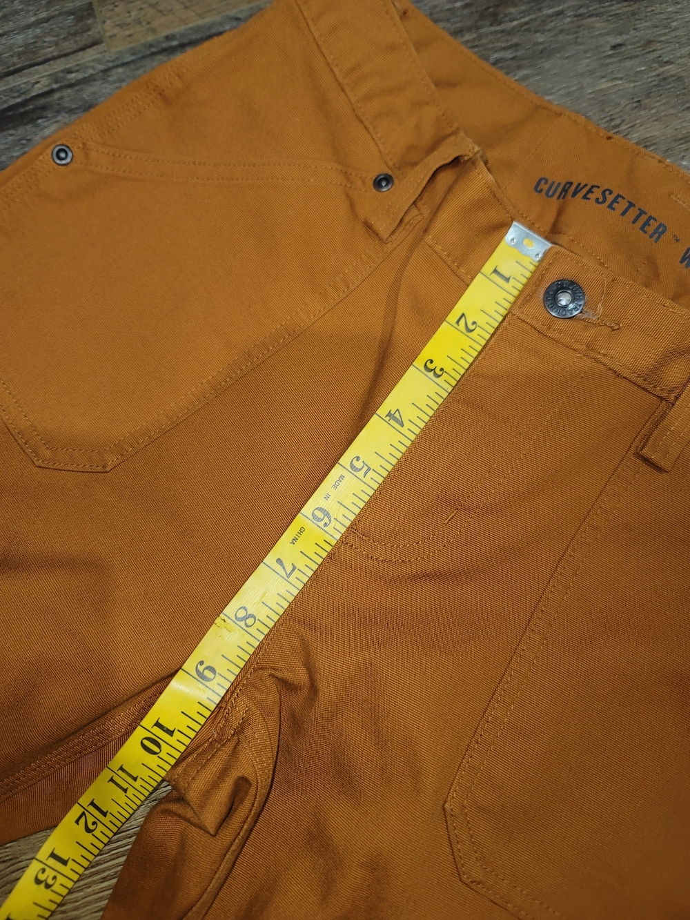 Duluth Trading Co. Curvesetter Cargo Pants Women's Size 4x29 Rust Brown EUC - Picture 4 of 9